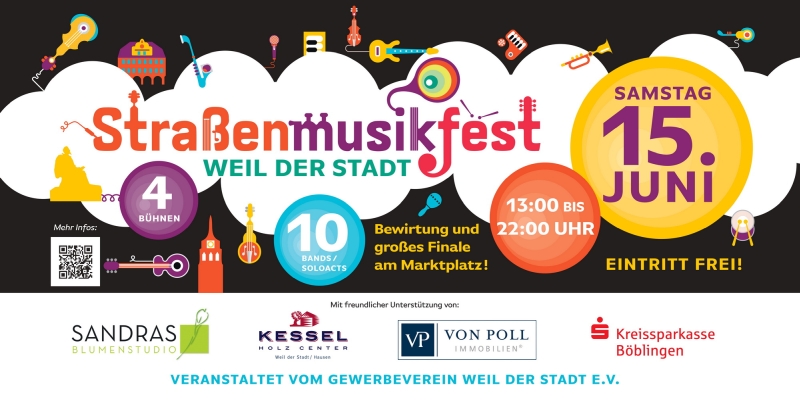 Straßenmusikfest 2024 am 15.06.24